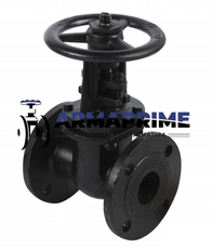 Задвижка чугунная фланцевая 30ч6бр Ду80 Ру10